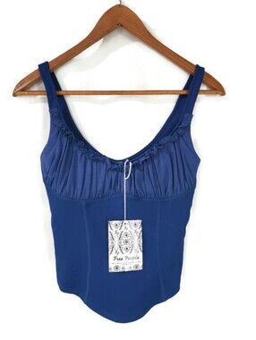 NWT Free People Movement Tank Top Smockin Hot XS Black Grape Workout Gym
